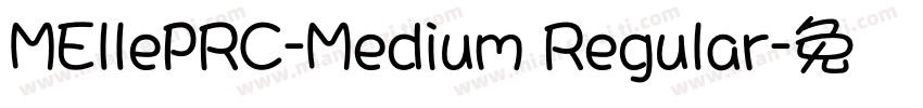 MEllePRC-Medium Regular字体转换